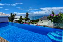 1.Location villa piscine Sainte Anne Guadeloupe_Vue mer
